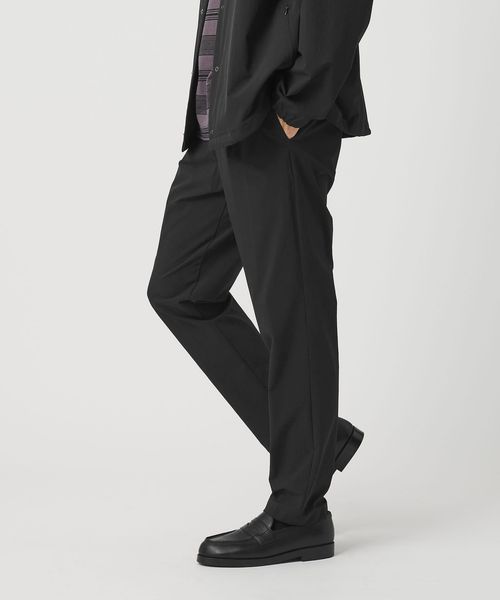 BEAUTY&YOUTH/360°MASTER 1プリーツ テーパード イージーパンツ NO.5 セットアップ対応 ストレッチ ウォッシャブル/セットアップ パンツ