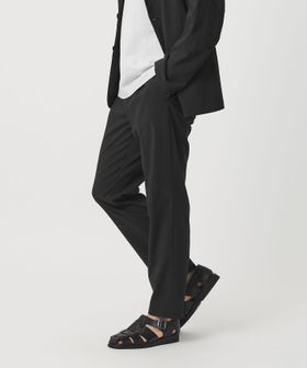 BEAUTY&YOUTH/東レ/TORAY メランジ 1プリーツ テーパード パンツ NO.5 セットアップ対応 ヨコストレッチ/セットアップ パンツ