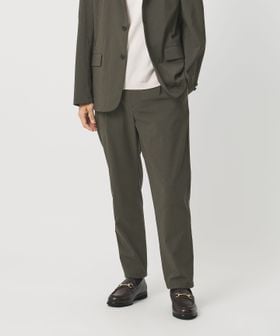 BEAUTY&YOUTH/東レ/TORAY メランジ 1プリーツ テーパード パンツ NO.5 セットアップ対応 ヨコストレッチ/セットアップ パンツ