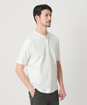 BEAUTY&YOUTH/【WEB限定 WARDROBE SMART】クール ハイゲージ モクロディ ヘンリーネック カットソー【抗菌防臭・接触冷感】/Tシャツ / カットソー