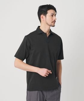 BEAUTY&YOUTH/【WEB限定 WARDROBE SMART】クール ハイゲージ モクロディ スキッパー ポロシャツ【抗菌防臭・接触冷感】/ポロシャツ