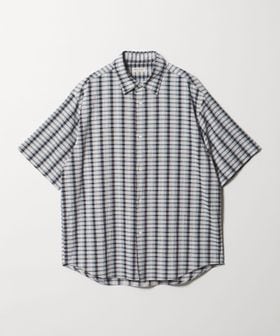 BEAUTY&YOUTH/オンブレチェック サッカー レギュラー シャツ GRANDE TAPERD型/シャツ / ブラウス