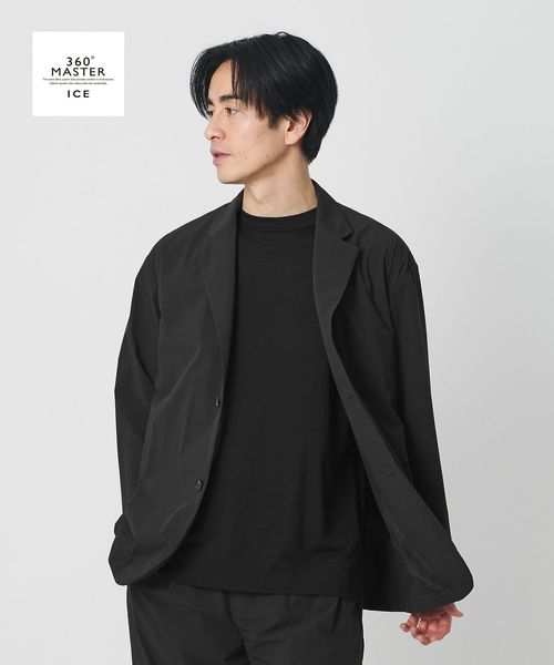 BEAUTY&YOUTH/360°MASTER ICE リラックス ジャケット セットアップ対応 接触冷感 ストレッチ 撥水 UVカット/セットアップ ジャケット