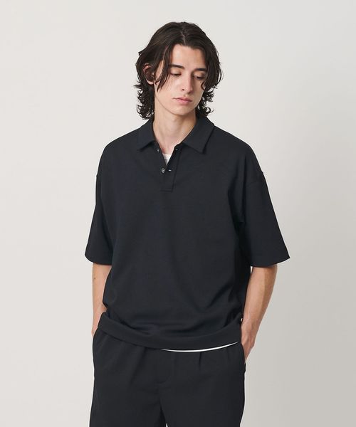 BEAUTY&YOUTH/Air Dobby ワイドテーパード ポロシャツ ヨコストレッチ 吸水速乾 ウォッシャブル/ポロシャツ