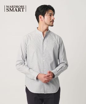 BEAUTY&YOUTH/【WEB限定 WARDROBE SMART】コットン バンドカラー スキッパー シャツ/シャツ / ブラウス