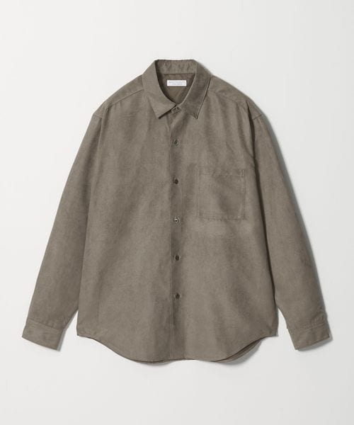 BEAUTY&YOUTH/【WEB限定 WARDROBE SMART】スエードライク シャツ/シャツ / ブラウス