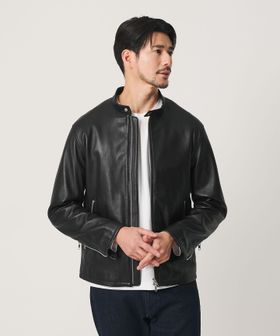BEAUTY&YOUTH/【WEB限定 WARDROBE SMART】 シープ シングル ライダースジャケット/ライダース