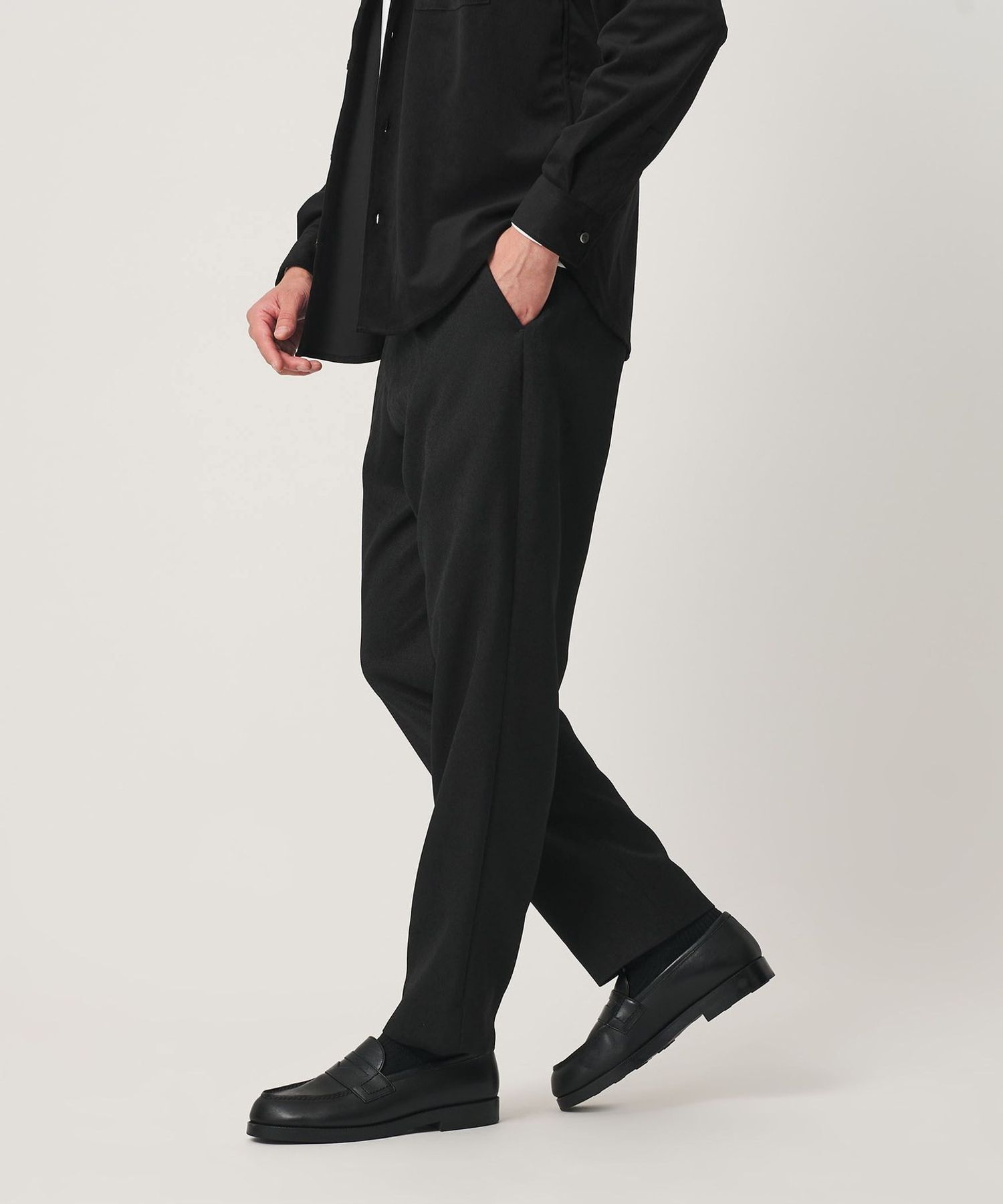 WEB限定 WARDROBE SMART】 ウールライク ステルスポケット 1P