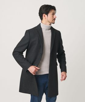 BEAUTY&YOUTH/【WEB限定 WARDROBE SMART】ソフトツイード チェック チェスター コート/チェスターコート