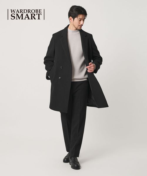 BEAUTY&YOUTH/【WEB限定 WARDROBE SMART】PE メルトン ダブル チェスターコート/チェスターコート