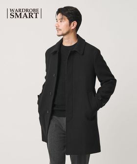BEAUTY&YOUTH/【WEB限定 WARDROBE SMART】PE メルトン バルカラーコート/ステンカラーコート