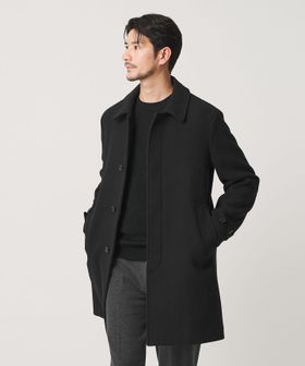 BEAUTY&YOUTH/【WEB限定 WARDROBE SMART】PE メルトン バルカラーコート/ステンカラーコート