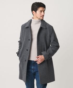 BEAUTY&YOUTH/【WEB限定 WARDROBE SMART】PE メルトン バルカラーコート/ステンカラーコート