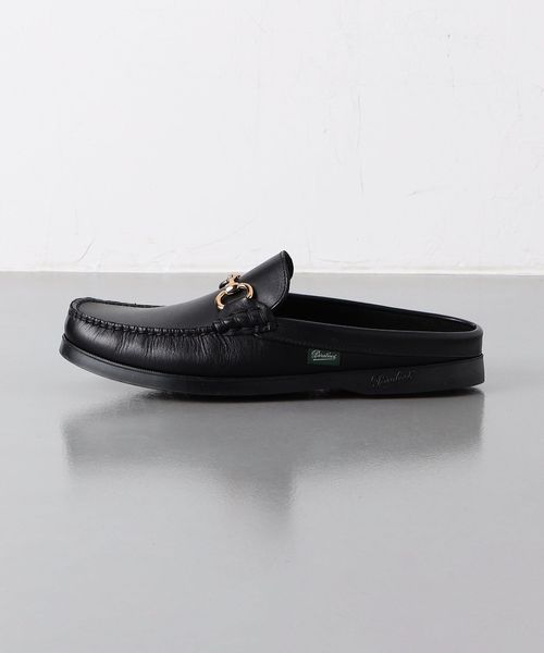 パラブーツ アローズ 別注 ビットローファー サンダル ミュール ホワイト 白 Paraboot（パラブーツ）の「【別注】＜Paraboot＞BIT DECK