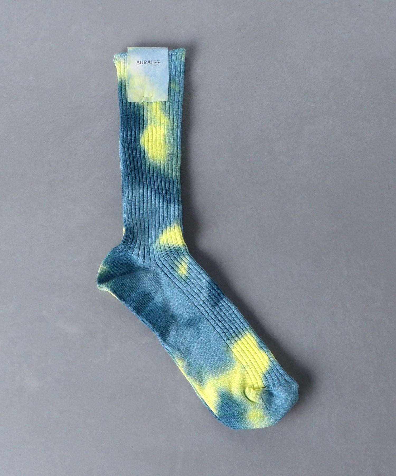 高評価なギフト 靴下 インポートブランド オーラリー メンズ Auralee 靴下 レッグウェア Auraleeタイダイソックス 男性 Kaidoku