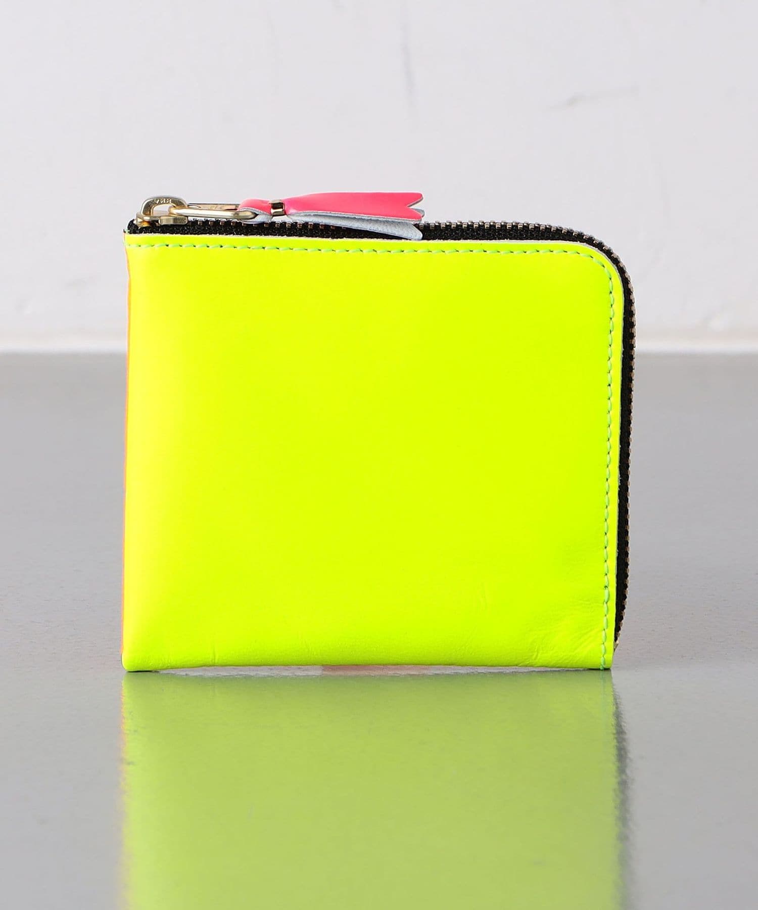 COMME des GARCONS WALLET＞ FLUO L/ZIP WALLET/ウォレット