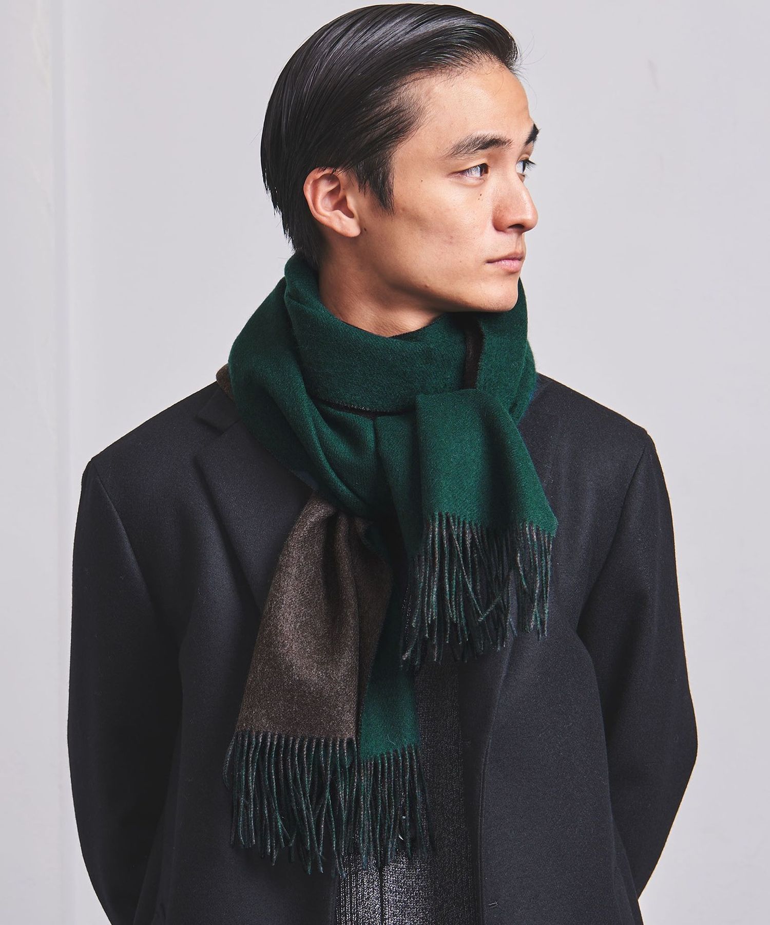 UNITED ARROWS マルチカラー ストールカシミヤ100% マルチカラー マフラー