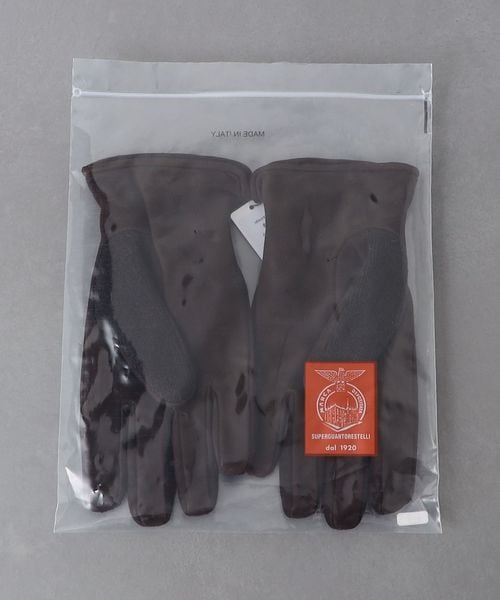 試着のみ　restelli 手袋 8 1/2 yellow カシミヤ製 試着のみ restelli 手袋 8 1/2 yellow カシミヤ製