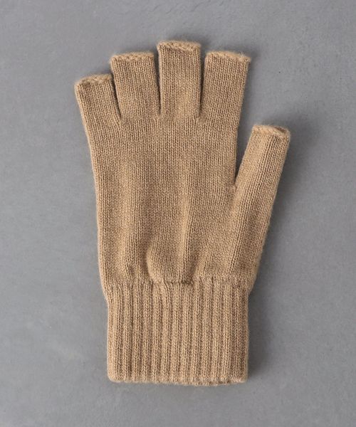 ユナイテッドアローズ.Johnstons of Elgin カシミヤ手袋 Johnstons of Elgin カシミヤ リブニット グローブ （手袋