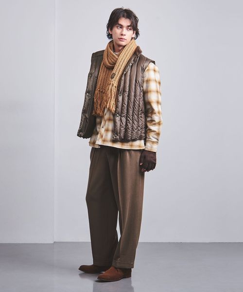 別注】＜Johnstons of Elgin＞ カシミヤ フィンガーレスグローブ
