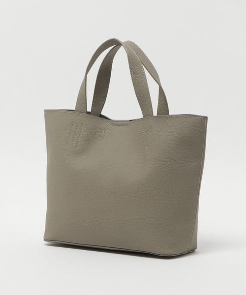 【UNITED ARROWS】 マイクロファイバー トートバッグ ベージュ系 UNITED ARROWS（ユナイテッドアローズ）の「マイクロファイバー