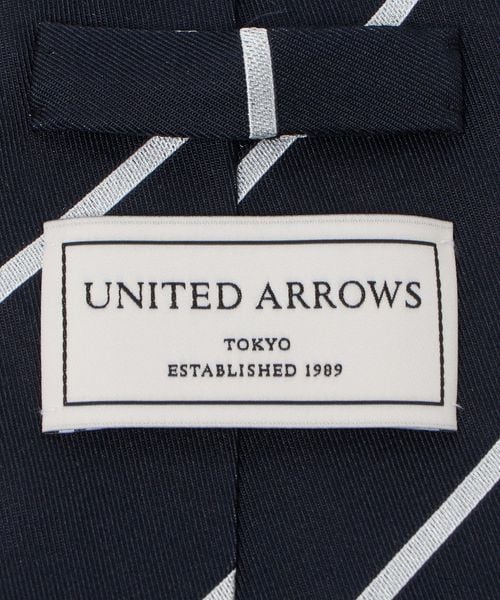 【新品】最終値下げ UNITED ARROWS ネクタイ ネイビー ストライプ ネイビー ストライプ ネクタイ