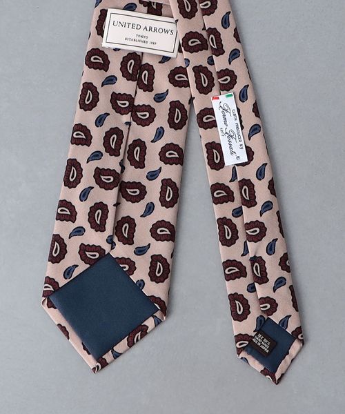 UNITED ARROWS ペイズリー柄 ネクタイ FRANCO BASSI＞コモン ペイズリー ネクタイ