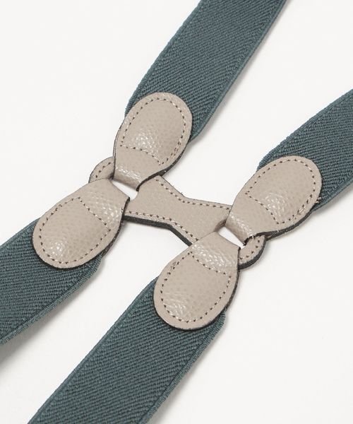 サスペンダー　UNITED ARROWS メンズ ソリッド サスペンダー