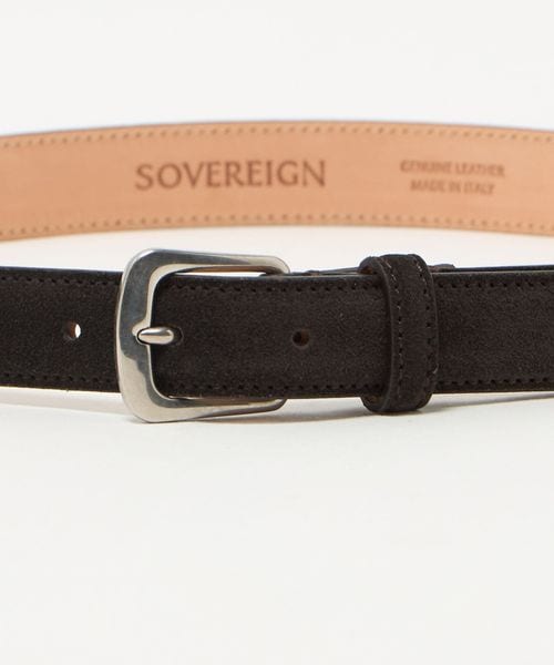 SOVEREIGN＞ イタリアン スエード ベルト
