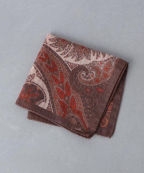 molteni/＜molteni＞ ペイズリーポケットチーフ/ポケットチーフ