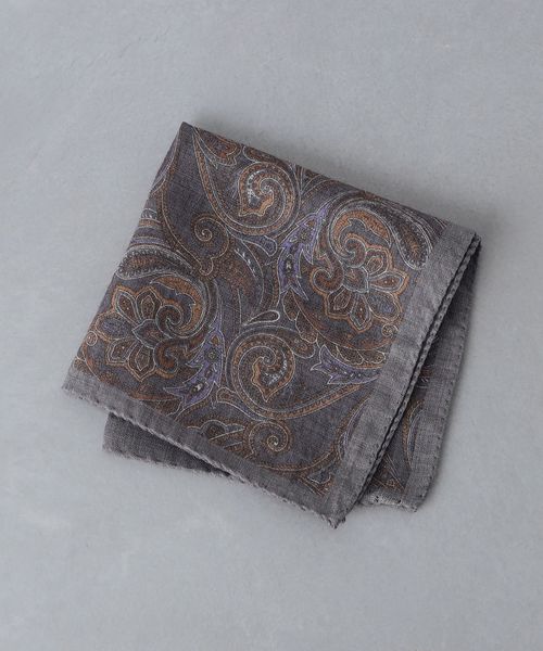 molteni/＜molteni＞ ペイズリー ポケットチーフ/ポケットチーフ