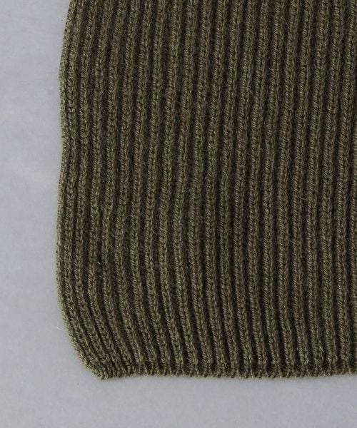 ユナイテッドアローズ別注 Johnstons カシミヤ リブ マフラー ネイビー ユナイテッドアローズ別注 Johnstons カシミヤ リブ マフラー