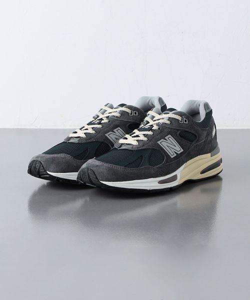 美品　New Balance U991GG2/スニーカー New Balance U991GG2 GRAY/NAVY （ニューバランス U991GG2