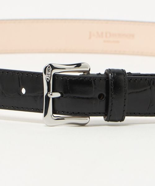 別注】＜J&M DAVIDSON＞ CROCO STMP 25mm/ベルト