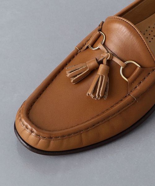 YUKETEN＞ D―Ring Tassel Moc/ビット タッセルローファー
