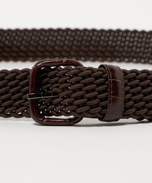 新品 everyone L'AIGLON ベルト BROWN エディフィス EDIFICE LAIGLON (レグロン) メッシュベルト