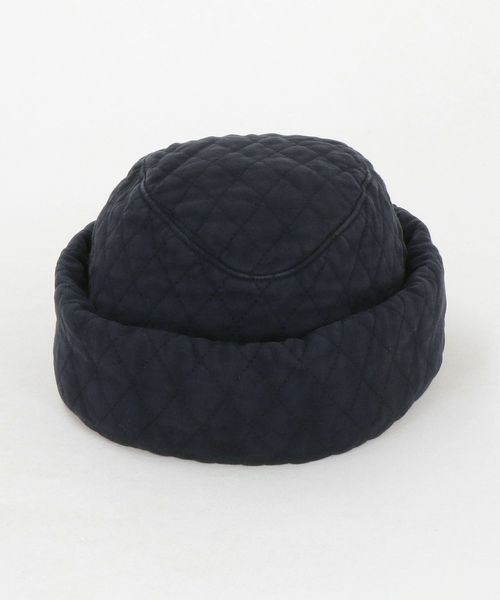 KIJIMA TAKAYUKI＞JERSEY QUILTED GARRISON CAP/キルティング