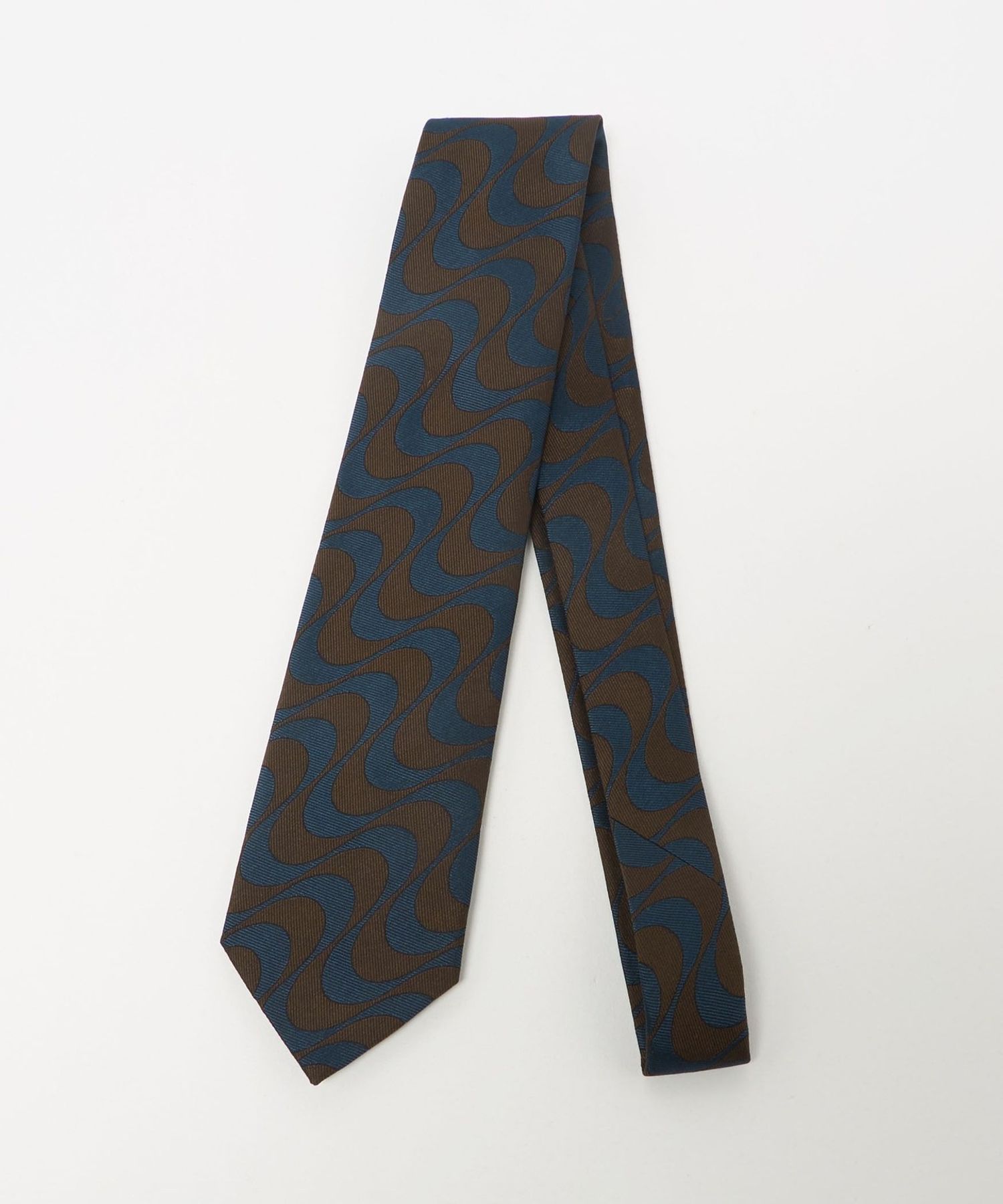 2本 ユナイテッドアローズ フランコバッシ ネクタイ FRANCO BASSI＞ウェーブ ネクタイ