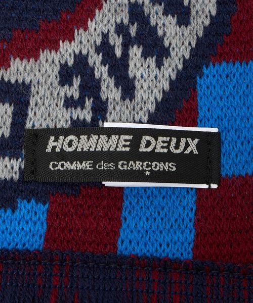 COMME des GARCONS HOMME DEUX＞ジャガードマフラー