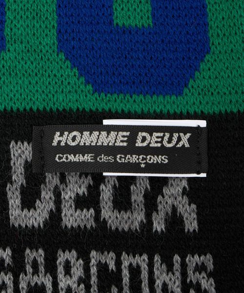 COMME des Garçons Homme Deux  ロングマフラー COMME des GARCONS HOMME DEUX＞ジャガードマフラー