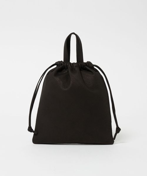 Aeta/＜Aeta＞DA114 Double Faced DRAWSTRING POUCH handle M/ハンドルポーチ M/ポーチ