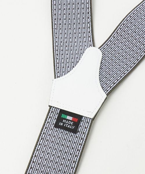 サスペンダー　UNITED ARROWS メンズ ストライプ サスペンダー