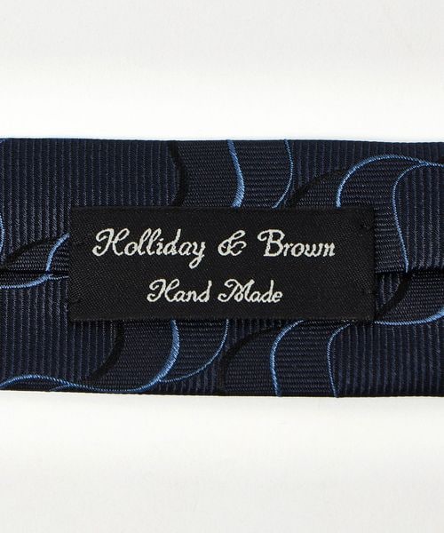 HOLLIDAY＆BROWN＞ウェーブ ジャガード ネクタイ