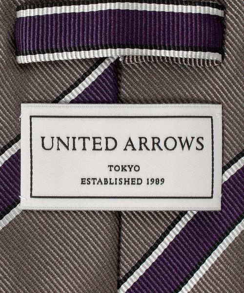 s*a様 タグ付き未使用！KUSKAレジメンタルタイ UNITED ARROWS カラー レジメンタル ネクタイ