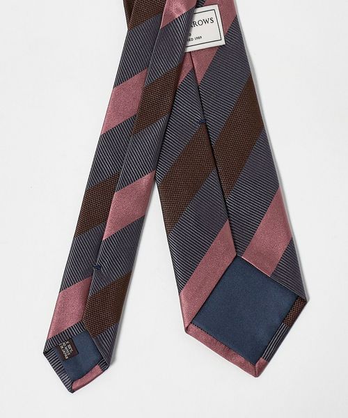 s*a様 タグ付き未使用！KUSKAレジメンタルタイ UNITED ARROWS カラー レジメンタル ネクタイ
