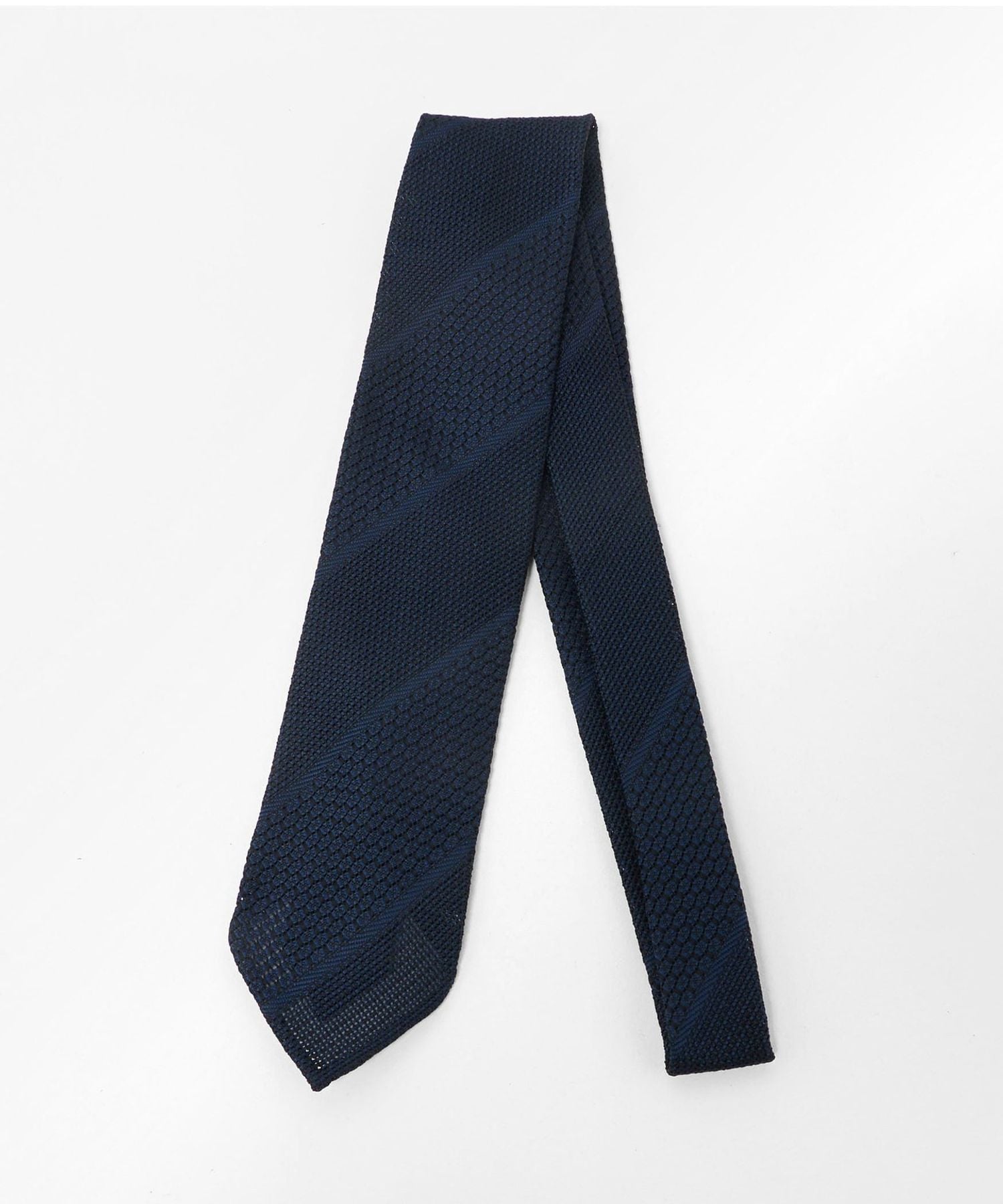 KUSKA＞ワイドストライプ ネクタイ