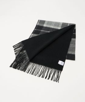UNITED ARROWS/カシミヤ リバーシブル チェックマフラー/ストール / マフラー
