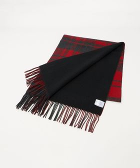 UNITED ARROWS/カシミヤ リバーシブル チェックマフラー/ストール / マフラー