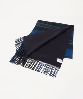 UNITED ARROWS/カシミヤ リバーシブル チェックマフラー/ストール / マフラー