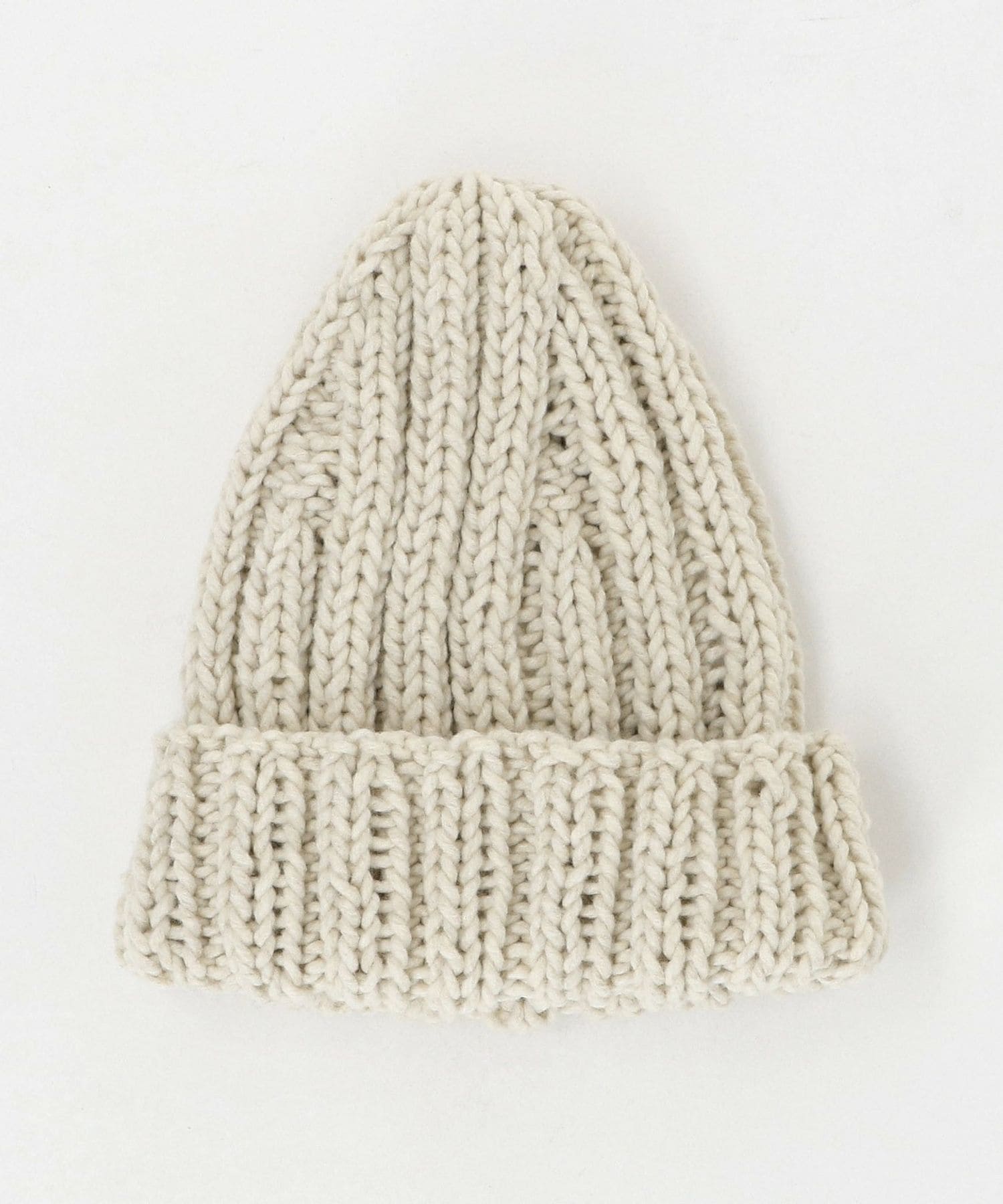 AURALEE＞WOOL CASHMERE FELTED HAND KNIT CAP/ニットキャップ